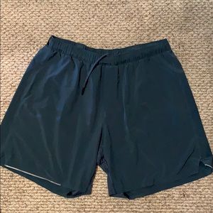 7” Blue XL Lululemon shorts